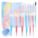 Set De Brochas De Maquillaje Docolor 16pcs Con Bolsa, Esponj