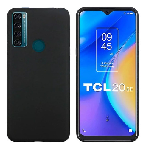 Funda Silicona Tcl 20 Se + Vidrio Templado