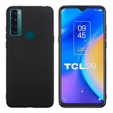 Funda Silicona Tcl 20 Se + Vidrio Templado