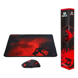 Combo Redragon Gamer Inalambrico Mouse+ Pad Mouse M601wl-ba 