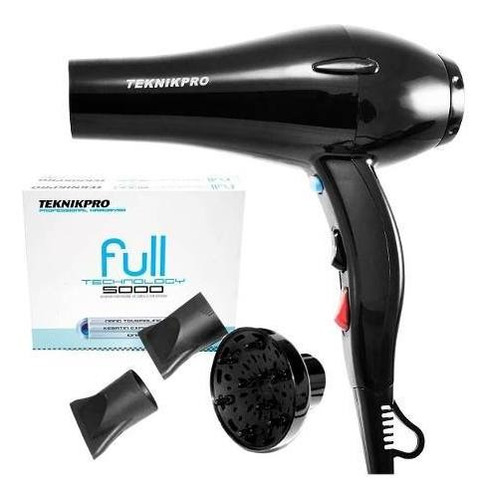 Secador De Pelo Profesional Full Technology Teknikpro Salon 