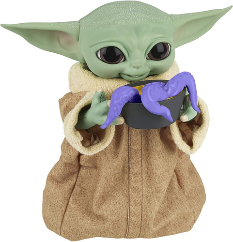 Boneco Baby Yoda Com Movimento Original Com Sons Eletrônico