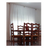 Cortinas Rusticas  - Gasa Tusor Natural Frunce Americano