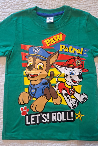 Remera De Paw Patrol - Patrulla Canina 