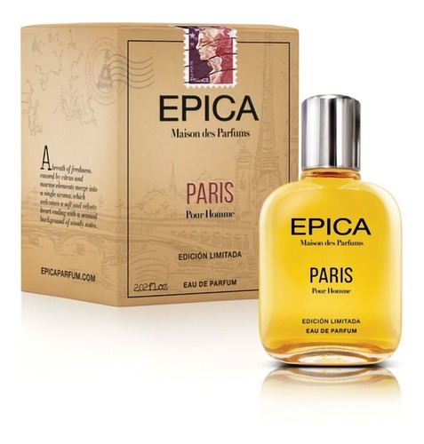 Epica Paris Pour Homme 60 Ml Eau De Parfum