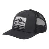 Gorra Columbia Mountain Black Malla  Ajustable Trekking Camp