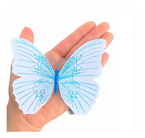 12 Mariposas Para Decorar En 3d. Decoración Con Imán