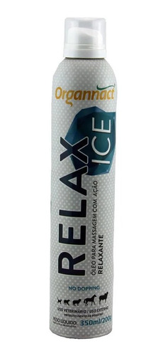 Relax Ice Spray Organnact Relaxante Muscular 350 Ml