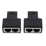 Adaptador Ethernet De 1 A 2 Puertos Network Tee Major, 2 Pie