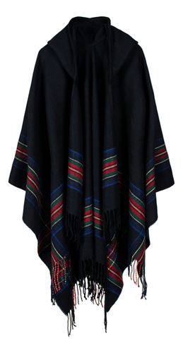 Suéter Tipo Poncho, Pashmina, Para Mujer, Chal, Tejido Largo