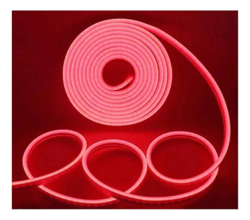 Manguera Luces Neon Led Flexible Color Fijo 5mts Exterior