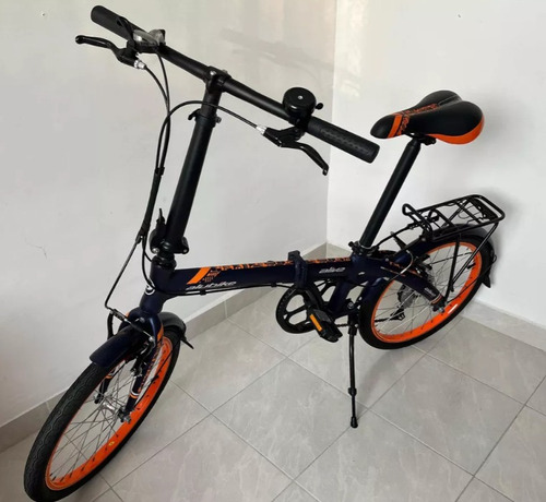 Bicicleta Plegable Alubike Folding R20 7v Azul/naranja 2019