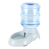 Bebedero Dispensador De Agua Para Mascotas 3.8 Litros Color Blanco