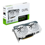 Placa De Vídeo Asus Geforce Rtx 4060 Ti Dual White Oc 8g