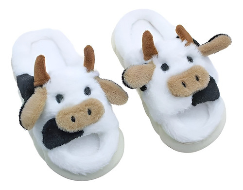 Pantuflas De Vaca Niños Sandalia Pantuflas De Niña Vaquita