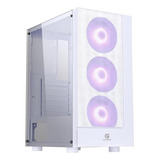 Gabinete Gamer Fortrek Cruiser Mid Tower Rgb Branco