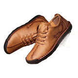 Homem Loafers, Sapatos Casuais, Calçados Casuais De Couro