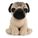 Cachorro De Pug De La Naturaleza Viva, Juguete De Peluche Su