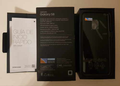 Caja Vacia De Celular Samsung Galaxy S8 Excelente Estado