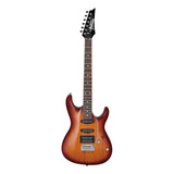 Guitarra Eléctrica Ibanez Sa Gio Gsa60 De Okoume Brown Sunburst Con Diapasón De Amaranto