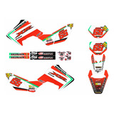 Kit Adesivo Moto Cross Trilha Tornado Xr 250 0,20mm Lm263