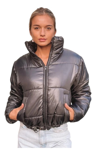 Campera Puffer Inflada Mujer Dama