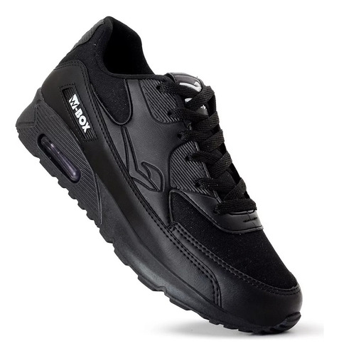 Tênis Masculino Air 90 Max Preto Branco Azul Promoção Top!!