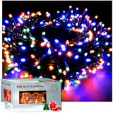 Luces Navideñas Serie Navideña 500leds 8m Brilloso Foco V3 Color De Las Luces Multicolor