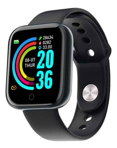 Smart Watch Reloj Inteligente Bluetooth Notificaciones Salud Color De La Caja Negro