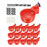 Pacote Com 16 Copos De Água Automática Para Frangos Aves