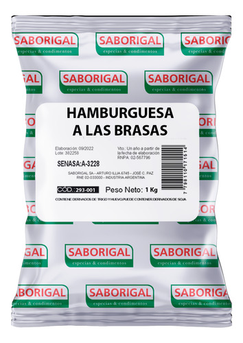 Kit Int Hamburguesas A Las Brasas + Aglutinante + Papel15x15