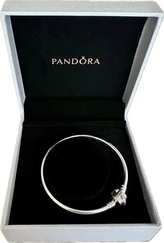 Pulsera Pandora Plata + Charm Corazon