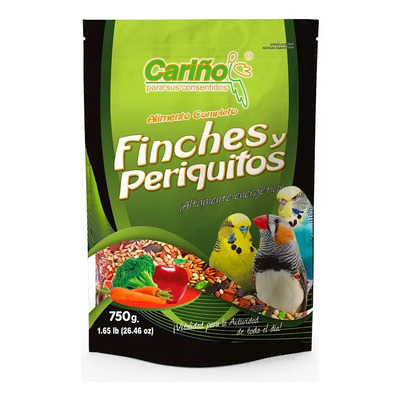 Alimento Para Periquitos \u002F Finches Con Fruta Y Fortificado Con Vitaminas Y Minerales | 750 Gr. | Marca Cariño. | MercadoLibre