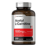 L Carnitina Acetyl Horbaach 1500mg 200cap Acetil L-carnitina