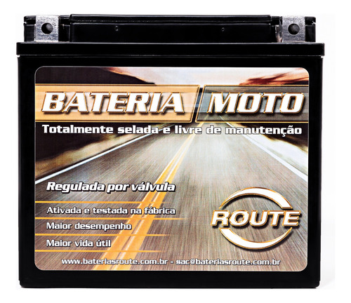 Bateria Route Xtz20ls Harley Davidson Fat Boy 12 V 20 Ah