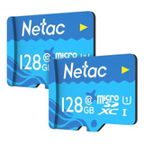 Netac 2 Piezas 128gb Tf Tarjeta Micro Sd De Gran Capacidad
