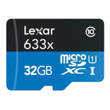 Cartão De Memória Lexar 633x Micro Sd 32gb Alta-performance