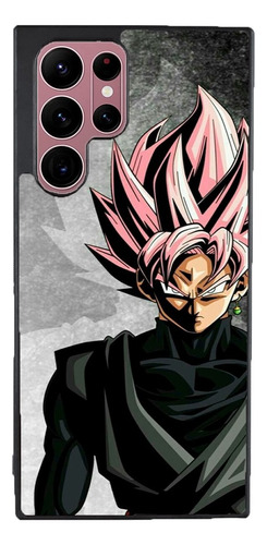 Funda Para Galaxy Goku Black Sayajin Rosa Dragon Ball