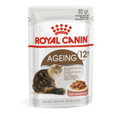 Alimento Royal Canin Feline Health Nutrition Ageing 12+ Para Gato Senior Sabor Mix En Sobre De 85 g