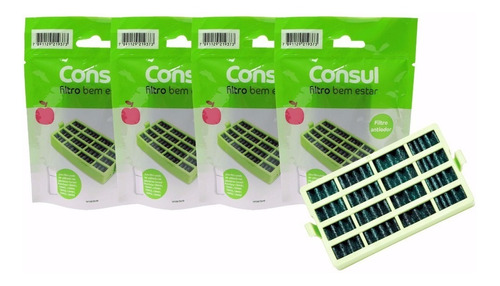 Kit Com 4 Itens - Filtro Consul Bem Estar W10515645 Original