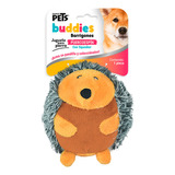 Juguete Peluche Puercoespín Buddies P/ Perro C/ Squeaker Diseño Puerco Espín