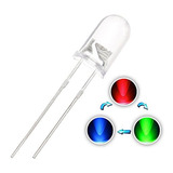 Pack 10 Led 5 Mm Rgb Automático Intermitente 2 Pines Lento