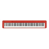 Piano Digital Casio Cdp-s160 88 Teclas | | Cdps160 Cor Vermelho 110v-220v