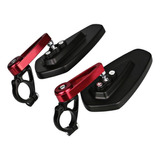 Cnc 7/8 22mm Handlebar End Side Mirror Rear View 3 .