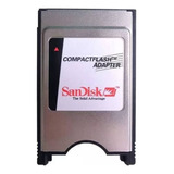Adaptador Cf A Pcmia Lector Grabador Compact Flash Sandisk