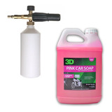 Foam Lance - Espuma Black And Decker + Shampoo 3d Pink Galon