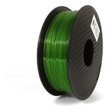 Filamento Tpu Verde Transparente 1.75 Mm Para Impresora 3d