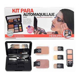 Heburn Paleta Auto Maquillaje 917 Rubor Sombras Espejo