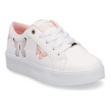 Tenis Casual Blanco Con Adorno 285-40