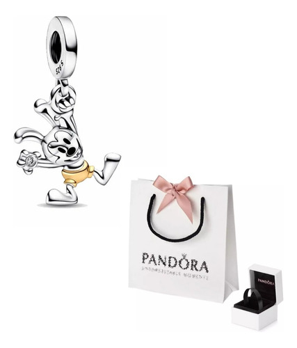 Charm Pandora Original Disney Mickey Mouse Colgante S925